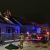Pożar domu w Krapkowicach.(Zdjęcia)