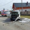 Dwa busy uległy zderzeniu czołowemu w Dobrej po Krapkowicami.(Zdjęcia)