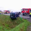 Wypadek busa i osobówki na obwodnicy Opola (Wrzoski)