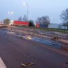 Tir uderzył w bariery energochłonne i zablokował drogę na DK 46 Paczków-Nysa.(Zdjęcia&Wideo)
