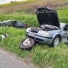 Wypadek 2 aut osobowych i busa na obwodnicy Opola. LPR Ratownik 23 zabrał dziecko do szpitala.(Zdjecia&Wideo)