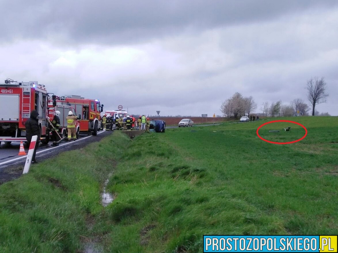 Poważny wypadek na DK 41 w Niemysłowicach koło Prudnika.