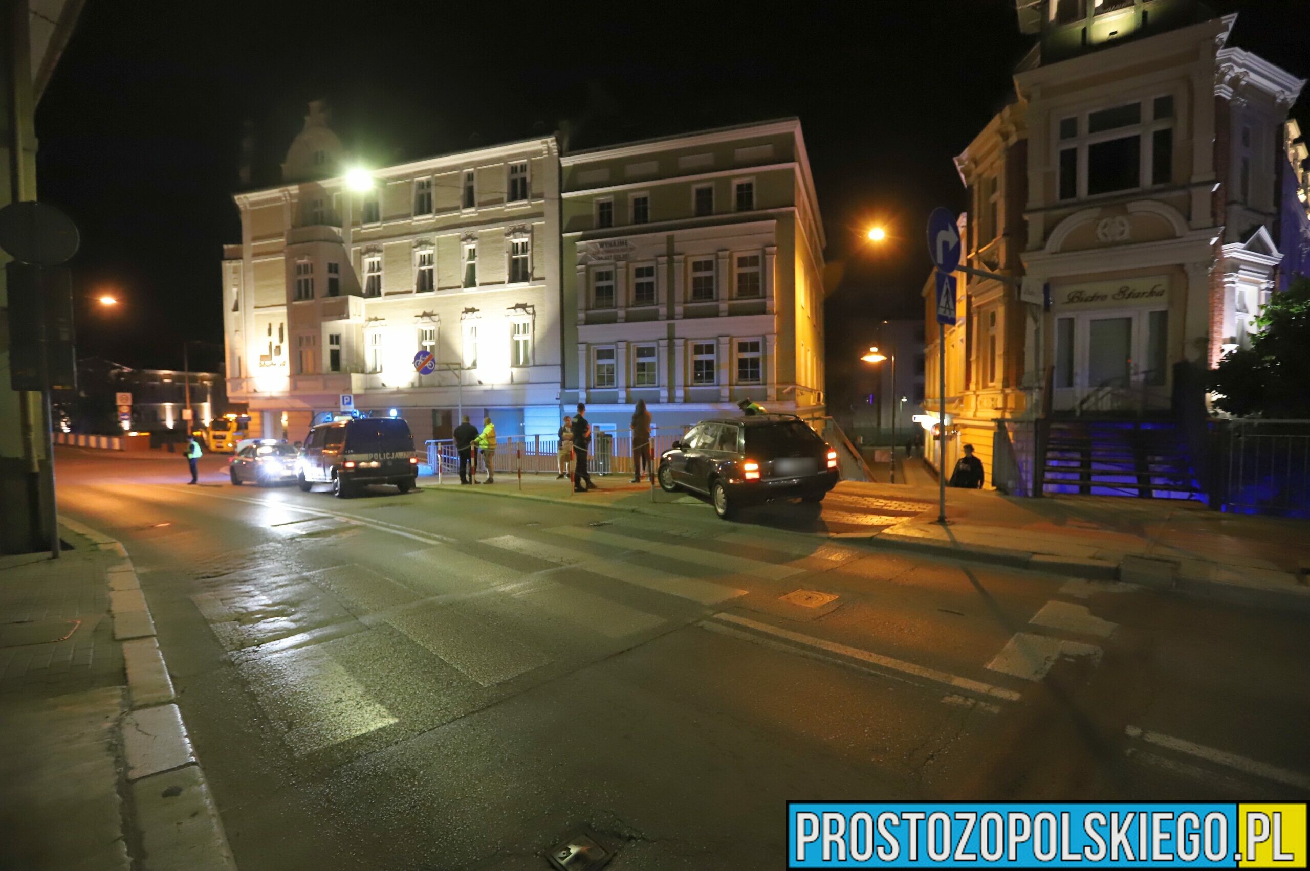 25-latek potrącony na przejściu dla pieszych w Opolu.(Zdjęcia)