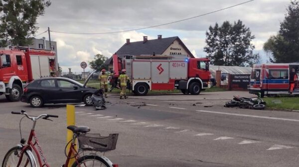 Śmiertelny wypadek motocyklisty w Brzegu.(Zdjęcia)
