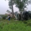 Wypadek ciężarówki na dk39 w miejscowości Łukowice Brzeskie. Ranny został kierowca i jego 7-letnia córka.(Zdjęcia)