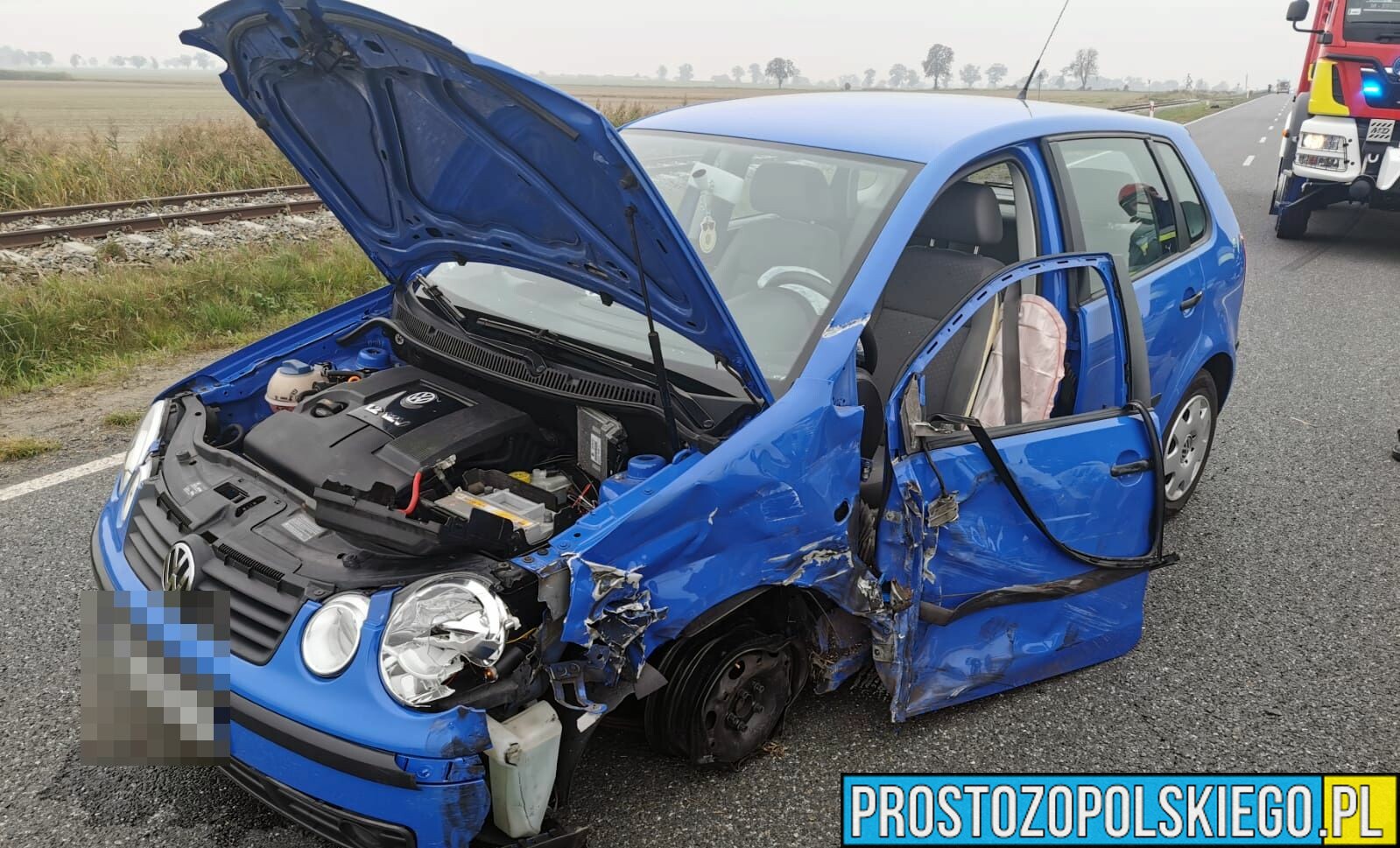 19-latka jadąca osobowym volkswagenem zderzyła się z ciężarowym Manem.(Zdjęcia)