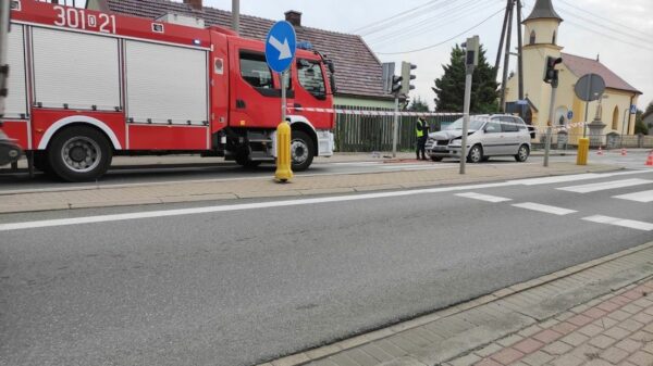 Wypadek na dk46 w Lędzinach koło Opola.(Zdjęcia)