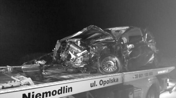 Wypadek śmiertelny na obwodnicy Prudnika. Nie żyje wybitny kolarz i trener