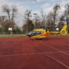 LPR lądował w Brzegu. Pacjent potrzebował pilnej pomocy medycznej.(Zdjęcia)