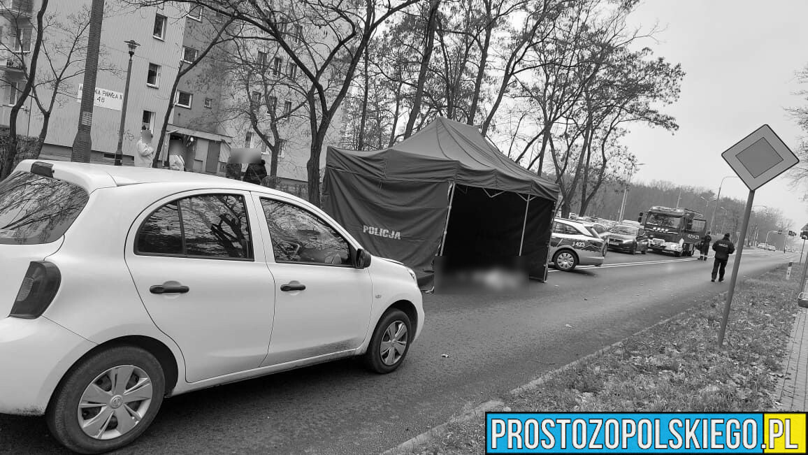 Potrącenie śmiertelne kobiety na oznakowanym przejściu dla pieszych w Kędzierzynie Koźlu.(Zdjęcia)