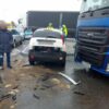 Zderzenie ciężarówki z busem i osobówką w Rogowie Opolskim.(Zdjęcia)