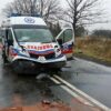 Wypadek karetki w Strobicach koło Nysy.3 osoby ranne.(Zdjęcia)