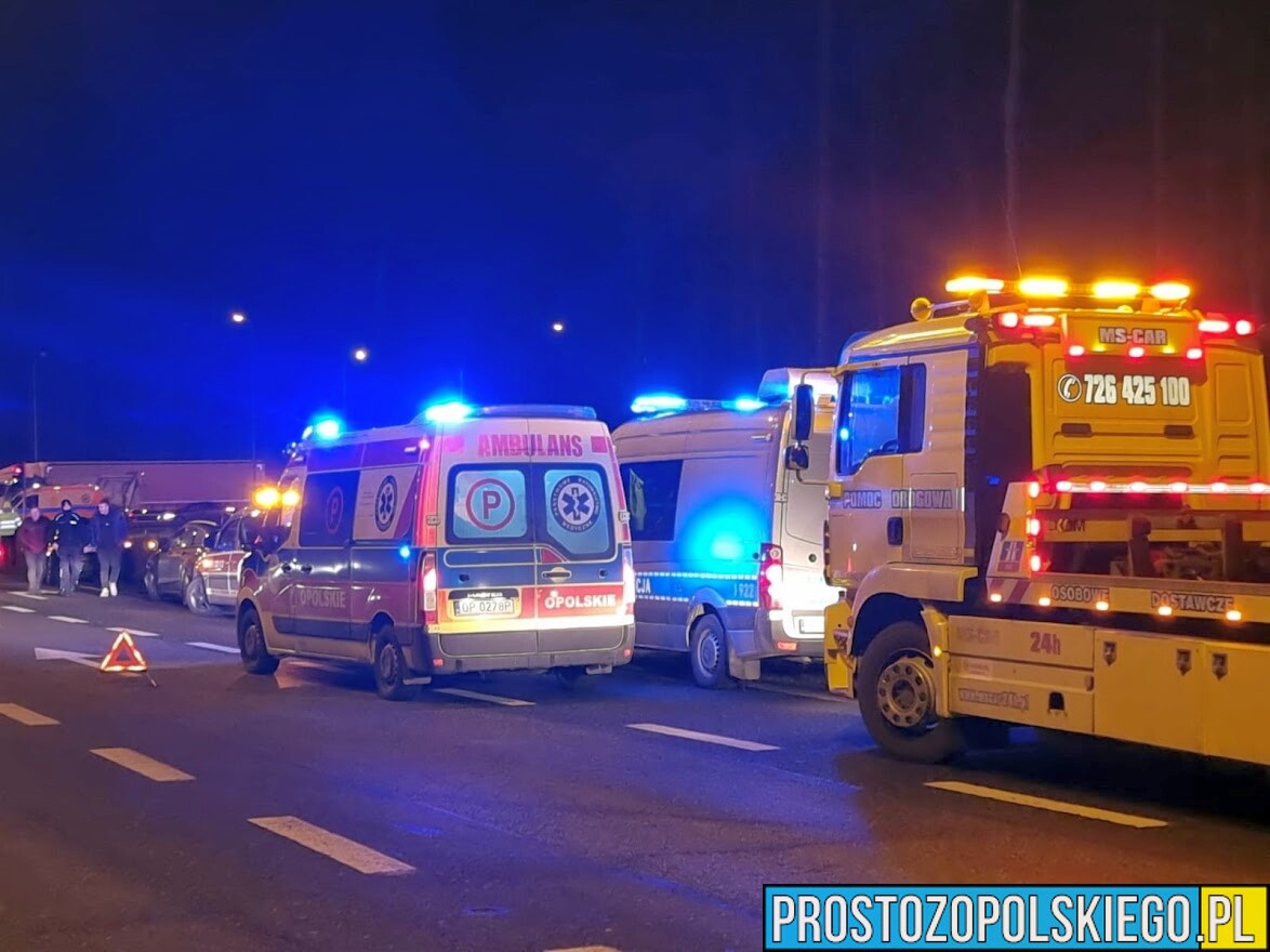 Zderzenie 3 aut Częstochowska - obwodnica Opola.(Zdjęcia)