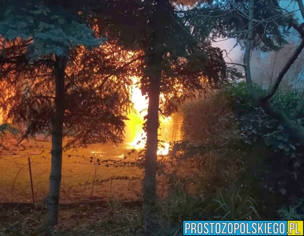 Pożar na ul.Stokrotek w Opolu. Ewakuowano 3 osoby.(Wideo&Zdjęcia)