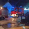 Pożar kotłowni w miejscowości Złotniki.(Zdjęcia)