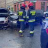 Zderzenie dwóch aut na skrzyżowaniu ulic 1-go Maja Katowicka w Opolu. Jedna osoba została zabrana do szpitala(Zdjęcia)
