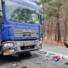 Zderzenie dwóch ciężarówek w Kotlarni.(Zdjęcia)