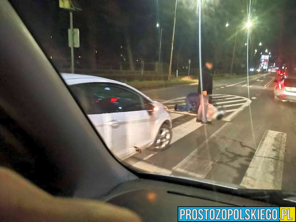27-latek potrącił samochodem 73-latka na przejęci dla pieszych w Brzegu.(Zdjęcia)