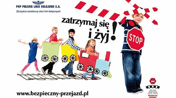 Na przejeździe kolejowym nie ryzykuj życiem!