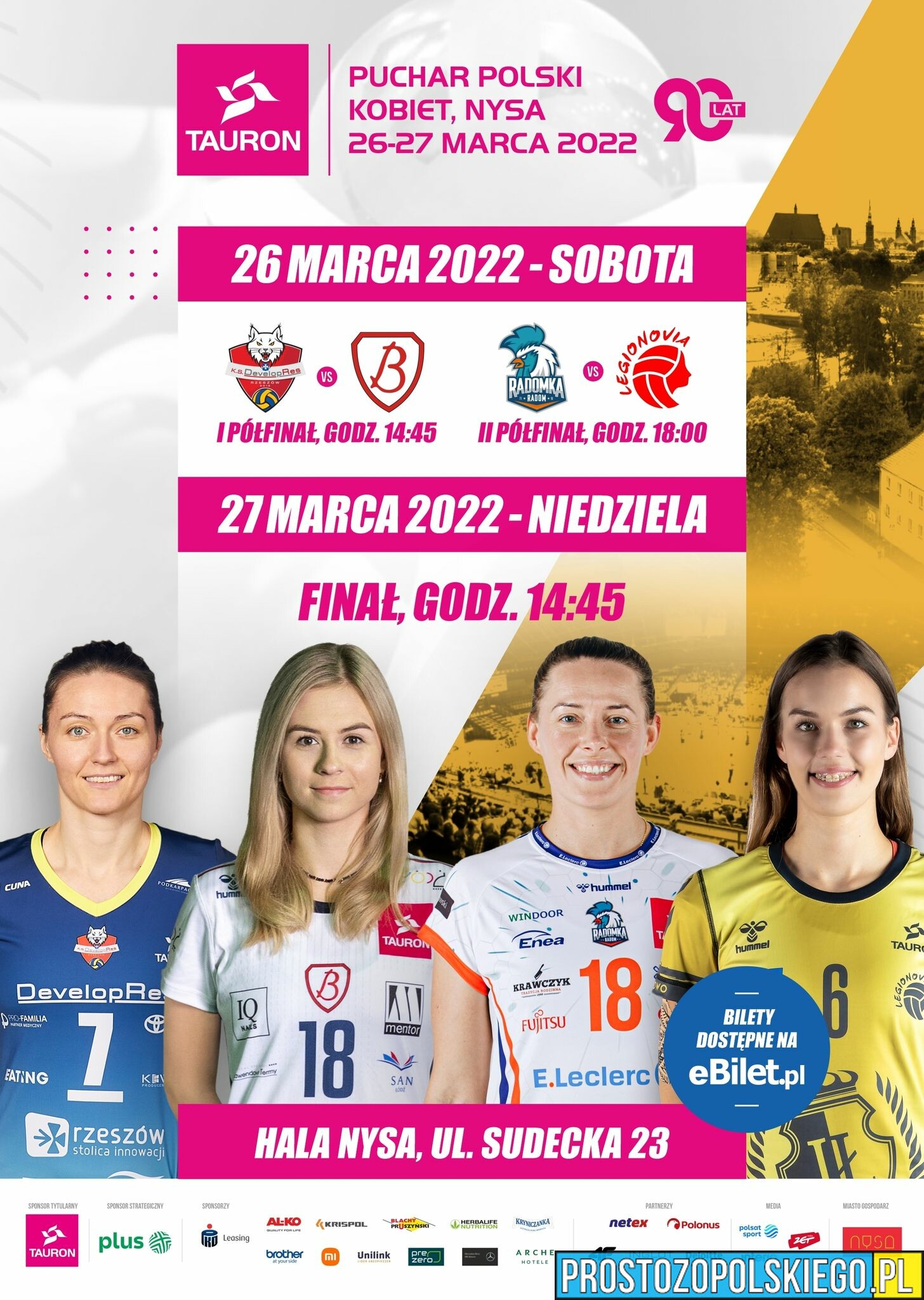 Turniej finałowy TAURON Pucharu Polski Kobiet w Nysie