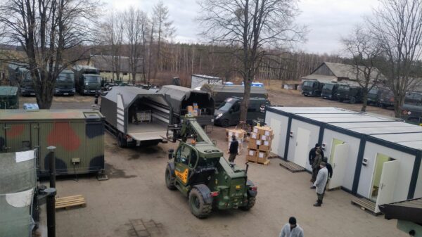 Żołnierze z 10 Opolskiej Brygady Logistycznej wysłani na granicę Polsko-Białoruską.(Zdjęcia)