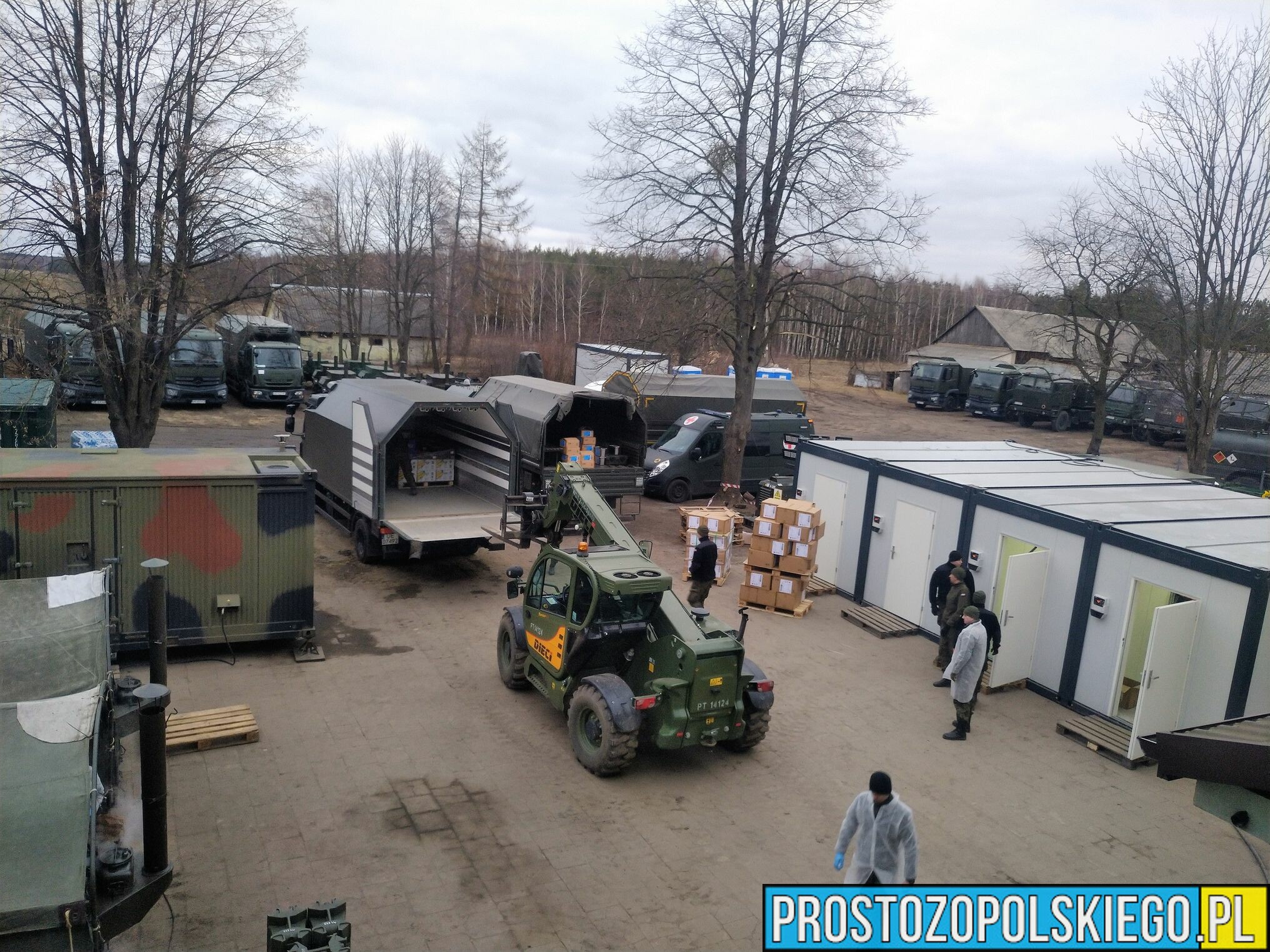 Żołnierze z 10 Opolskiej Brygady Logistycznej wysłani na granicę Polsko-Białoruską.(Zdjęcia)