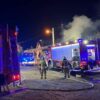 Pożar budynku mieszkalnego w miejscowości Poznowice w powiecie strzeleckim.(Zdjęcia)