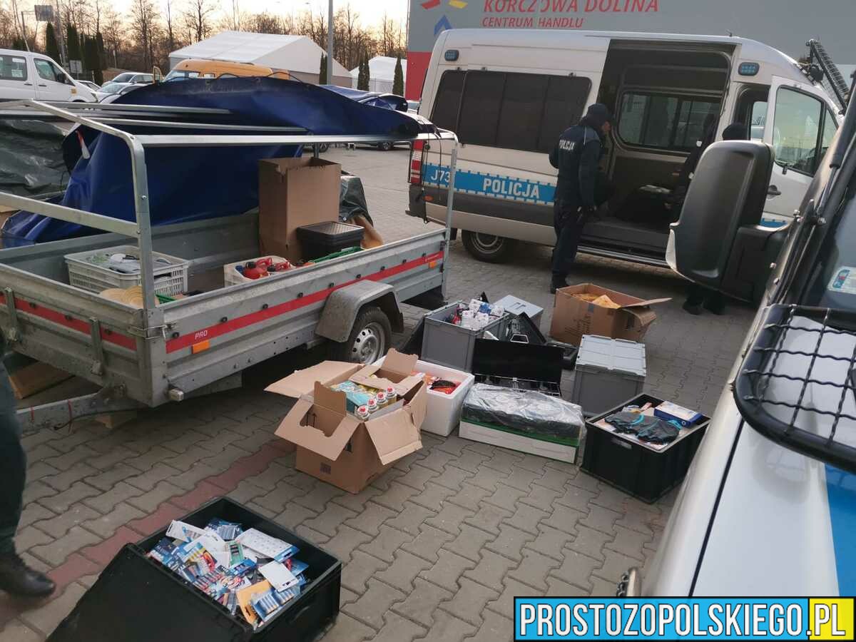 Policjanci z Opola zatrzymali 3 osoby kradnące dary dla uchodźców.(Zdjęcia)
