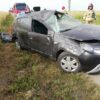 Dachowanie auta na trasie Namysłów-Objazda w powiecie Namysłowskim. Policjanci szukają sprawcy.(Zdjęcia)