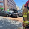 Wypadek na skrzyżowaniu ulic 1-go Maja -Katowicka w Opolu. Jedna osoba ranna zabrana do szpitala.(Zdjęcia)