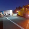 Wypadek na opolskim odcinku autostrady A4 na 241 km ciężarówka przebiła barierki.(Zdjęcia&Wideo)