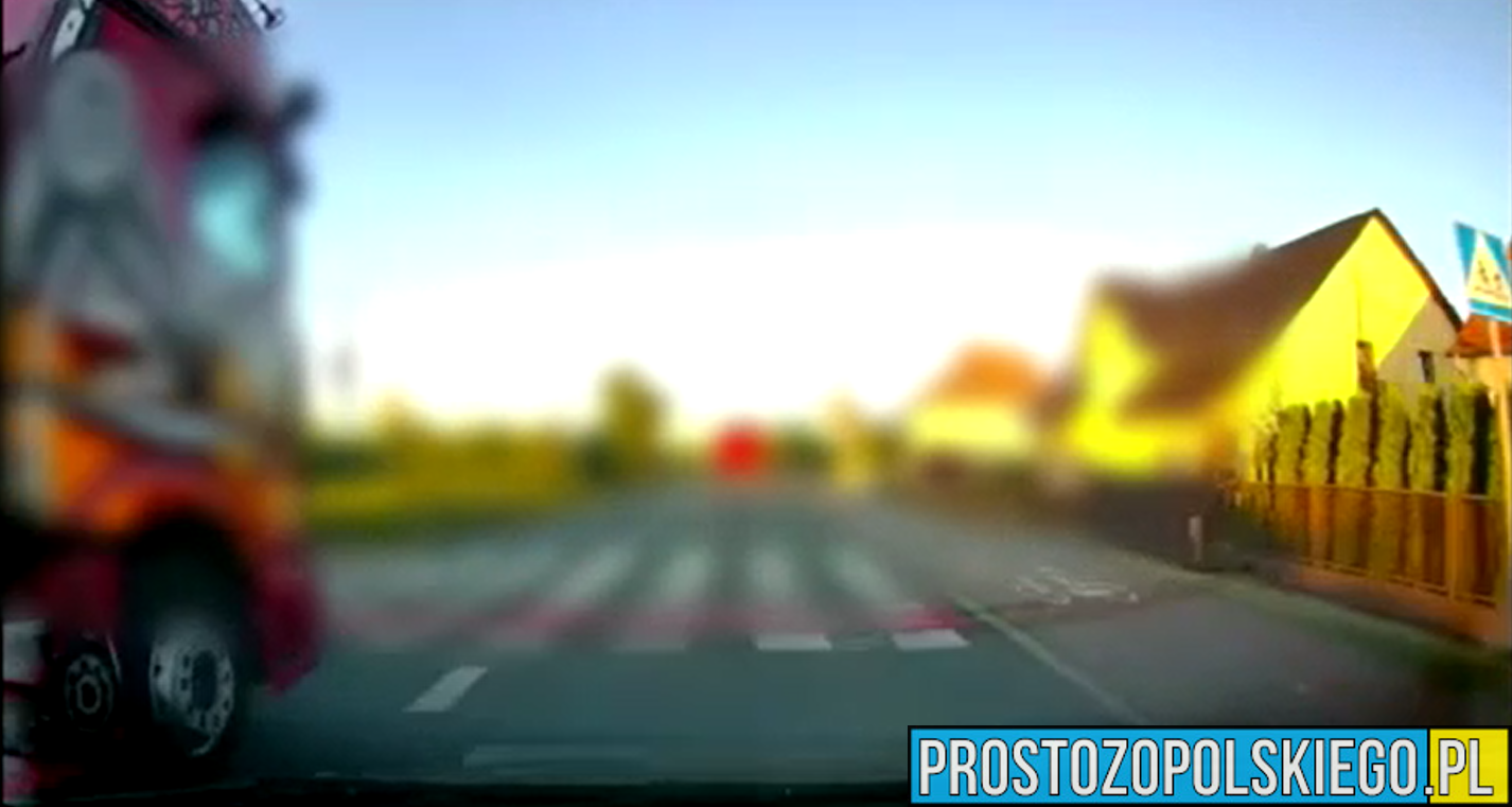 Kierowca ciężarówki, który rażąco naruszał przepisy ruchu drogowego, został nagrany kamerką samochodową.(Wideo)