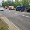 Zderzenie trzech samochodów na ul.Wrocławskiej w Opolu.(Zdjęcia)