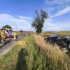 Zderzenie dwóch samochodów w miejscowości Kadłubiec. Poszkodowany 13-letni pasażer.(Zdjęcia)