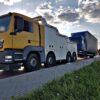 Czeski kierowca został ukarany mandatem karnym przez Funkcjonariusze ITD i dostał zakaz dalszej jazdy.