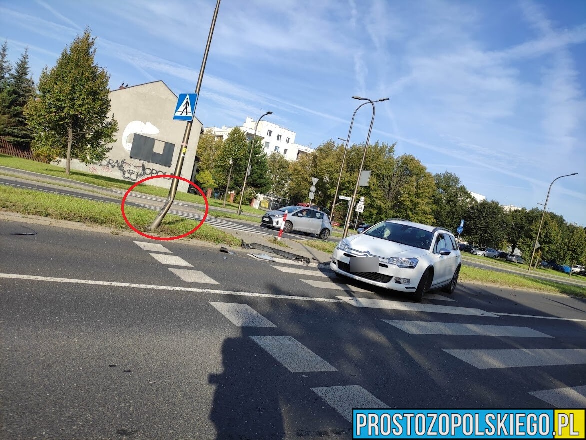 Zderzenie BMW z Citroen na Alei Witosa w Opolu.(Zdjęcia)