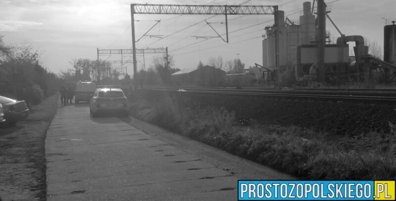 Śmiertelne potracenie kobiety przez pociąg w Brzegu.