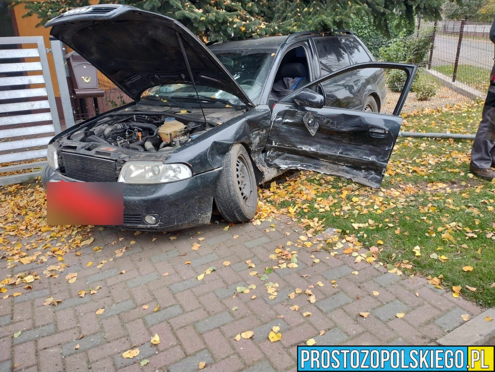 Wypadek w miejscowości Kórnica w powiecie krapkowickim.
