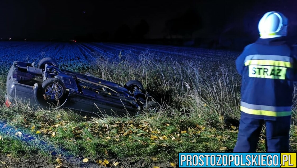 Wypadek na skrzyżowaniu dróg, za miejscowością Bukowie w powiecie Namysłowskim.