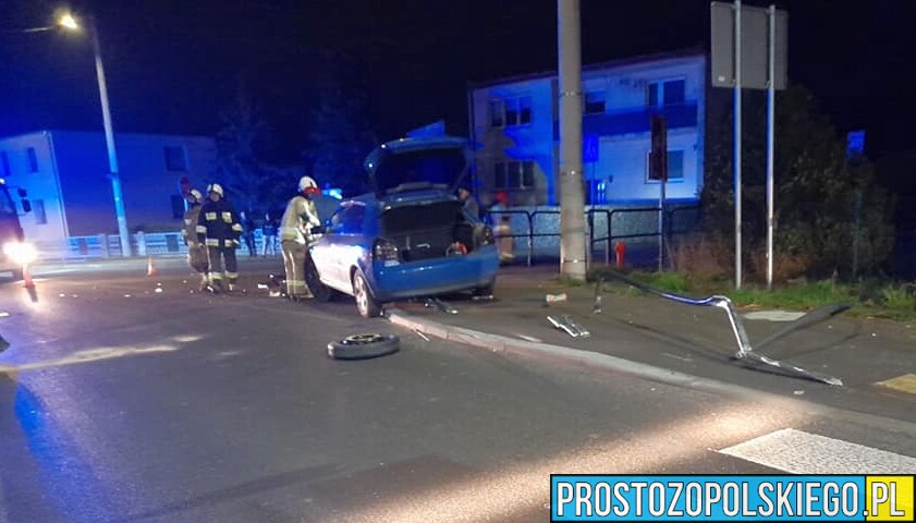 W sobotę 26 listopada o godzinie 4:00 służby ratunkowe dostały powiadomione o wypadku drogowym w miejscowości Złotniki na ul. Opolskiej.