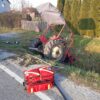 Wypadek ciągnika rolniczego w miejscowości Jarnołtówek. Na miejscu lądował LPR.