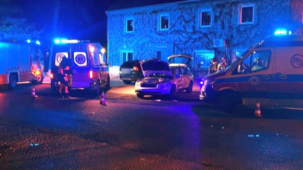 Wypadek w miejscowości Chocianowice w powiecie kluczborskim. Matka z 13- miesięcznym dzieckiem trafili do szpitala.