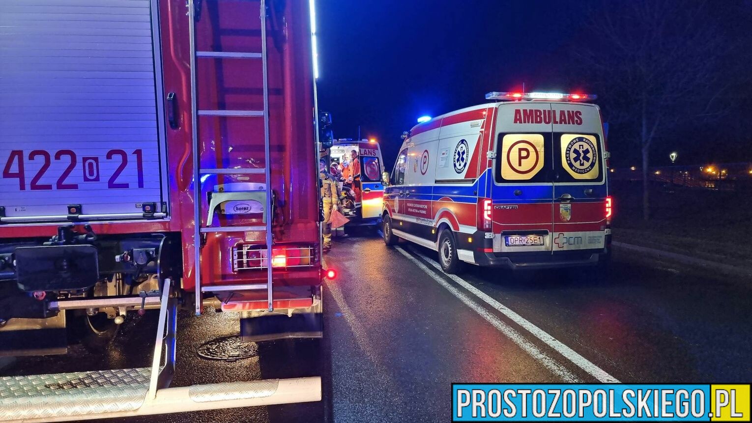 Policjanci ustalają właściciela spalonego auta. Niewykluczone, że samochód ma związek z potrąceniem rodziny w Kędzierzynie-Koźlu.