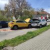 Zderzenie 3 samochodów na ul.Hallera w Opolu.(Zdjęcia)