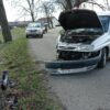 Kierująca autem straciła panowanie nad pojazdem i uderzyła w drzewo w miejscowości Grabie kierunek Kobylno.(Zdjęcia)