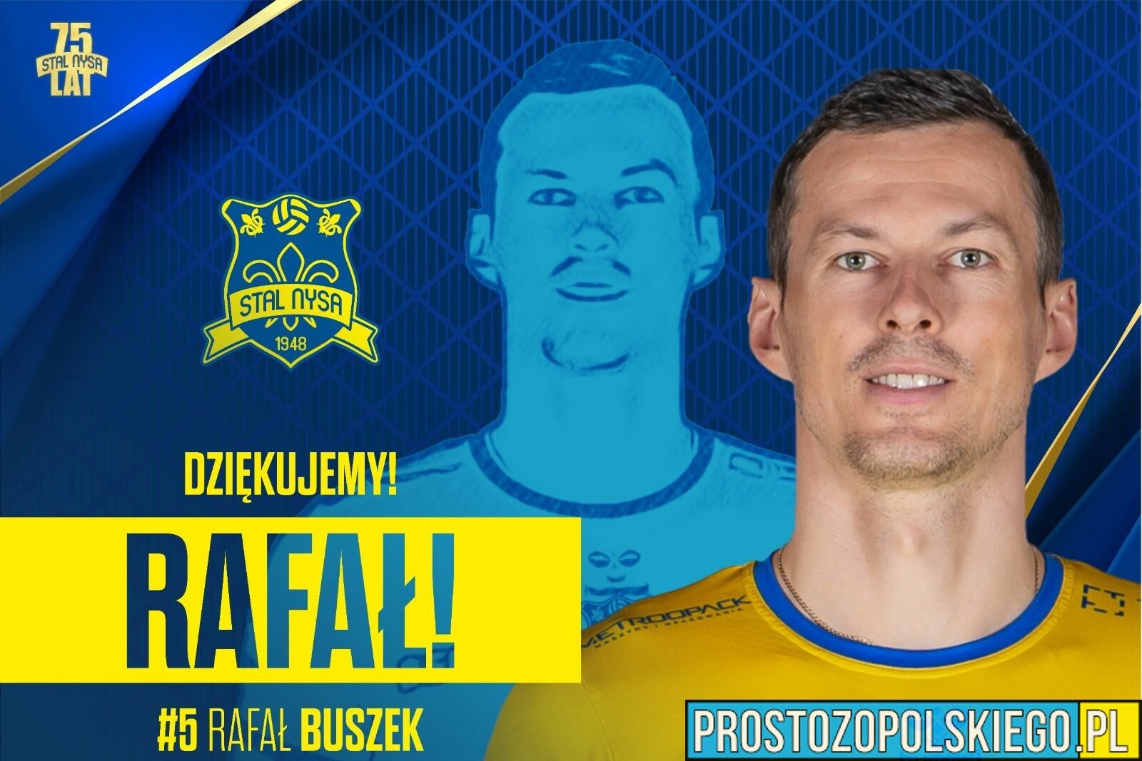 Rafał Buszek nie będzie reprezentował barw PSG Stali Nysa w sezonie 2023/2024.