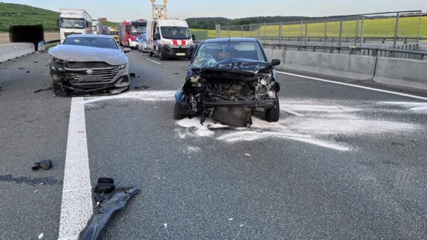 Wypadek na opolskim odcinku autostrady A4. Dwie osoby zostały poszkodowane.(Zdjęcia)