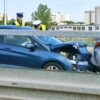 Zderzenie dwóch aut na ul.Niemodlińskiej na moście w Opolu.