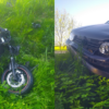 Błotnica Strzelecka: zderzenie auta z motocyklistą. Kierowca osobówki zbiegł z miejsca.