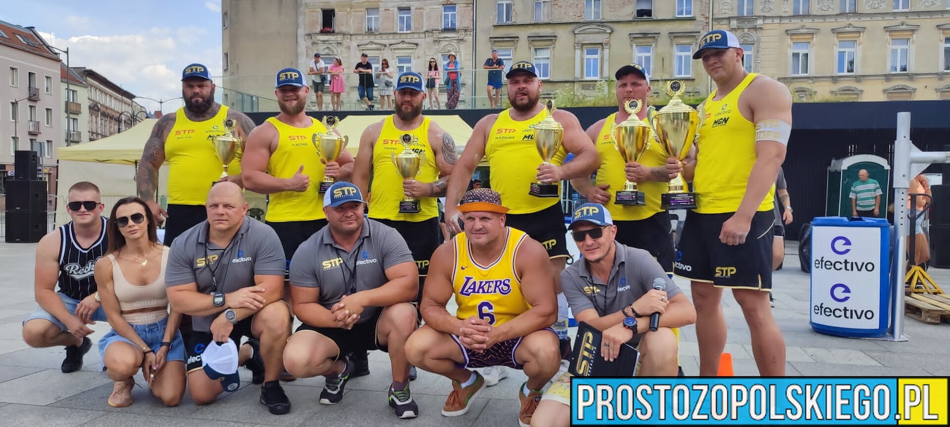Sześciu gladiatorów, rywalizowało w Opolu podczas Międzynarodowych Mistrzostw Polski Strongman Team.